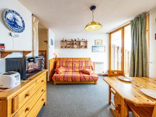 Studio cosy 4 pers, balcon, au pied des pistes - FR-1-807-33 - 2