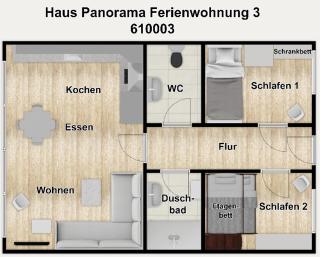 Haus Panorama Ferienwohnung Strandkieker - Wangerooge - 3