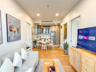 Bangkok High-Floor Luxury Suite 2 Bedrooms 2 Bathrooms King & Queen Bed Sky Pool Heart of Siam District 曼谷高层奢华套房 两卧两卫 特大床 大床 无边泳池 坐落暹罗商圈核心 - 6