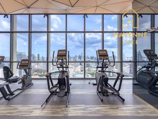 Bangkok High-Floor Luxury Suite 2 Bedrooms 2 Bathrooms King & Queen Bed Sky Pool Heart of Siam District 曼谷高层奢华套房 两卧两卫 特大床 大床 无边泳池 坐落暹罗商圈核心 - 5