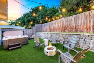 Spacious 4BR Retreat with Hot Tub Fire Pit and Patio - 4