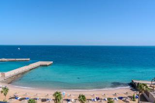 Strandapartment mit Meerblick & Pool im Juliana Beach Resort, Hurghada - 1