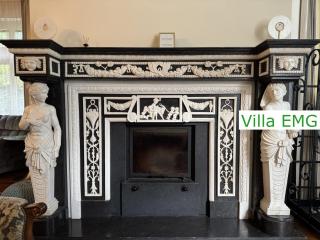 Luxus Ferienhaus Villa EMG Dortmund in Ennepetal, nah Düsseldorf, Köln mit Tennis Court, Garten, Kamin für Familien Gruppen bis 20 Personen - 3