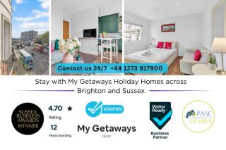 Slice of Brighton With Seaviews By My Getaways - 0