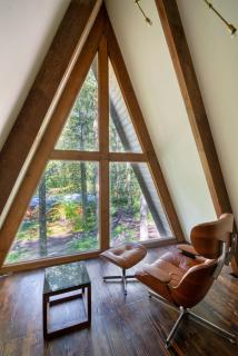 Modern A-Frame Cabin in the Woods - 4