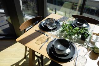 Skyline Serenity 2BR Apt with River & City Views - 1