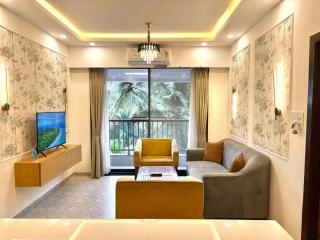 Relaxing 2BHK with Mangrove View - Family-Friendly, Pool - Candolim Beach - 0