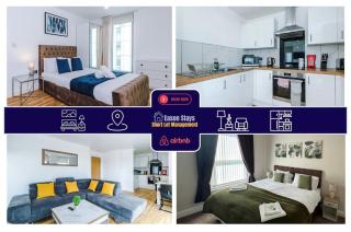2 Bedroom Apartment in Media City, hosted by Eason Stays Short Lets & Serviced Accommodation Salford - 0