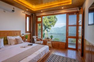 SaffronStays Saanjh - 5BR pet-friendly eco villa with bonfire, BBQ, indoor games & valley-facing balconies - 7