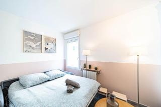 Le petit Montel- studio avec garage-métro Valmy - 3