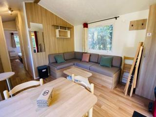 Carnac - Mobil Home - 5 pers - 2 ch - Camping Moulin de Kermaux 4* - Piscine - 5