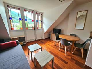 Charmand T1 bis traversant avec 2 balcons vu sur les montagnes - 6