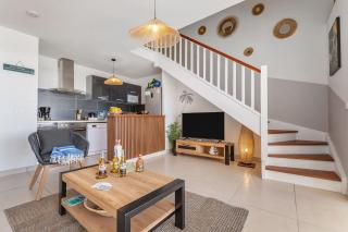 Tout est neuf dans ce beau Duplex pour 6 à 7p vue lagon - 4