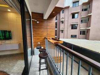 Relaxed 1BHK Retreat - Pool, Balcony, Secure Parking, Walk to Candolim Beach - 7