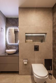 Апартаменты с двумя спальнями с завораживающим видом на Днепр возле Мост Сити - 5