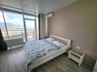 Апартаменты Sky в Мост Сити, 2 комнаты, Вид на реку, Балкон, Новый дом - 6