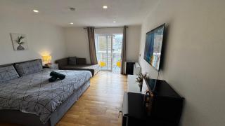 En-suite room with a superking size bed and balcony - 1