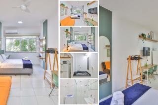 Studio entre Copacabana e Ipanema, 350m do metrô, 600m da praia, Wi-Fi e ar condicionado split! - 0