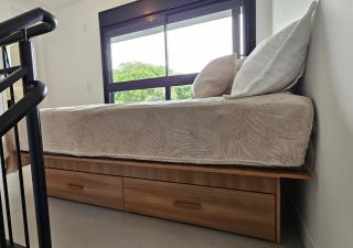 C157 Studio duplex com vista da praia de Canajurê - 5