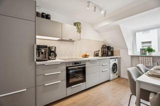 Deluxe! 15min Messe & Uniklinik, Arbeitsplatz, Boxspring - 9