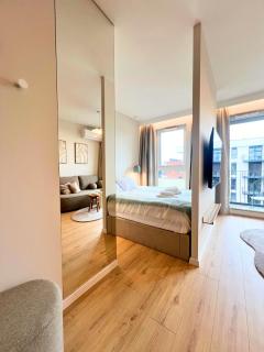 Komfortowy apartament przy plaży z klimatyzacją i parkingiem - 7