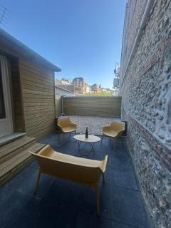 Duplex bois et mer à Fécamp, mer à 50 m, calme ! - 2