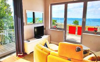 Strandvilla Beletage - exklusive Wohnung mit einzigartigem Meer - und Hafenblick - 6