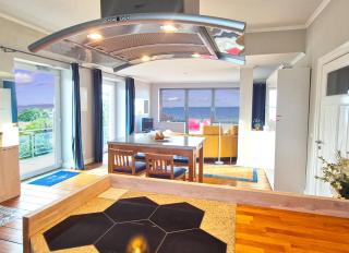 Strandvilla Beletage - exklusive Wohnung mit einzigartigem Meer - und Hafenblick - 7