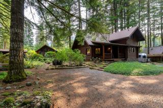 Mt Hood Log Cabin! Fresh Remodel with Airstream 1 - 0