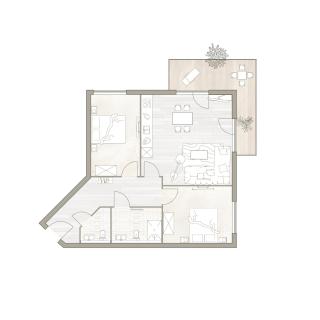 Binnendiek Resort Haus 2 Wohnung 9 - 5