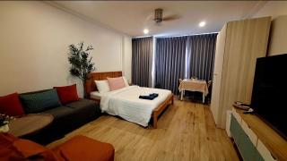 Sport villa Huahin, Room 225, Studio Queen Bed pool view and Kitchenette, 2nd Floor - 5
