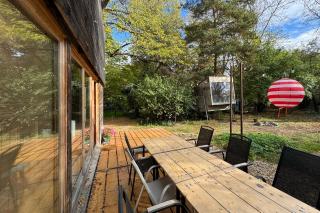 Szentendrei sziget, modern faház, télen is - 4