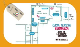 Casa Teresa with AC and Sea View Balcony - Vernazza - 8