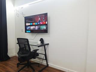 Studio tipuana, varandinha aberta com rede - 6