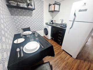 Studio tipuana, varandinha aberta com rede - 8