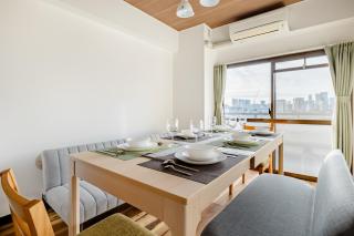 Shinjuku 10min Top FL Apartment -3min to Sta -Max6ppl 3bd - 2