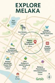 Melaka Town Area Top 1 Family Lovers Water Themepark Suites By GGM - 4