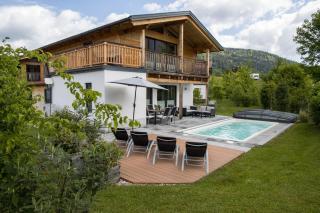 Chalet mit Pool und Bergblick in Inzell - 5