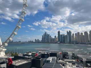 3BR Luxury Stay with Maid Room and Views of Ain Dubai & Sea - 0