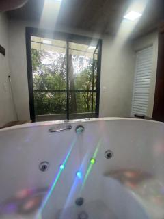 Chalé Ecos do Jucu sauna-ofurô-piscina aquecida-wifi - 8