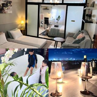 Cozy Nest Fully-furnished apartment with Manila Skyline View Rooftop - 0