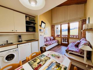 Appt cosy 5 pers à La Plagne, proche pistes, animaux admis - FR-1-353-57 - 1