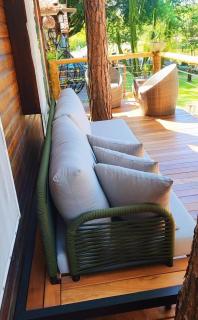 Chalé Veraneio-Itú-SP Vista para o lago Camping Carrion - 6