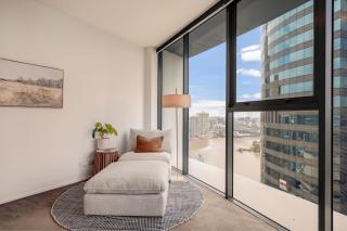 Glasshouse on Felix - Luxury Brisbane City Apartment with River Views, Pool and Parking - 7