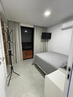 Apartamento Flat Pé na Areia Vista Incrível - 7