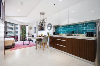 Dominiks pink dream Studio Balcony Ocean View Balcony Fast-Wifi at Tambuli Resort High Floor - 9