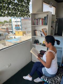 Hab baño compartido, 10 cdas Plaza de Armas, con terraza y vista a los volcanes - 7