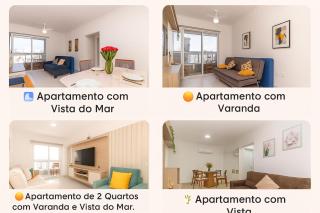 Apartamentos a Beira Mar, Aconchegantes e Modernos, a 3 Minutos da Praia com Ar Condicionado, Sacada Gourmet, Garagem e Portaria 24h - 9