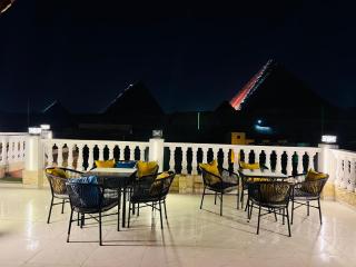 Blue Scarab Pyramids View - 5