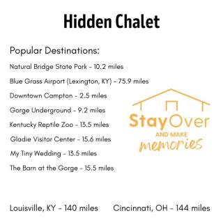 Hot Tub & WiFi - Hidden Chalet Red River Gorge KY - 7